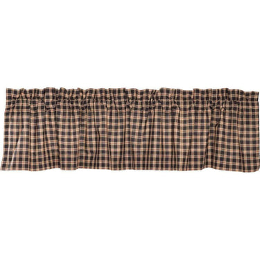 Bingham Star Valance Curtain Plaid 16x72 - The Fox Decor